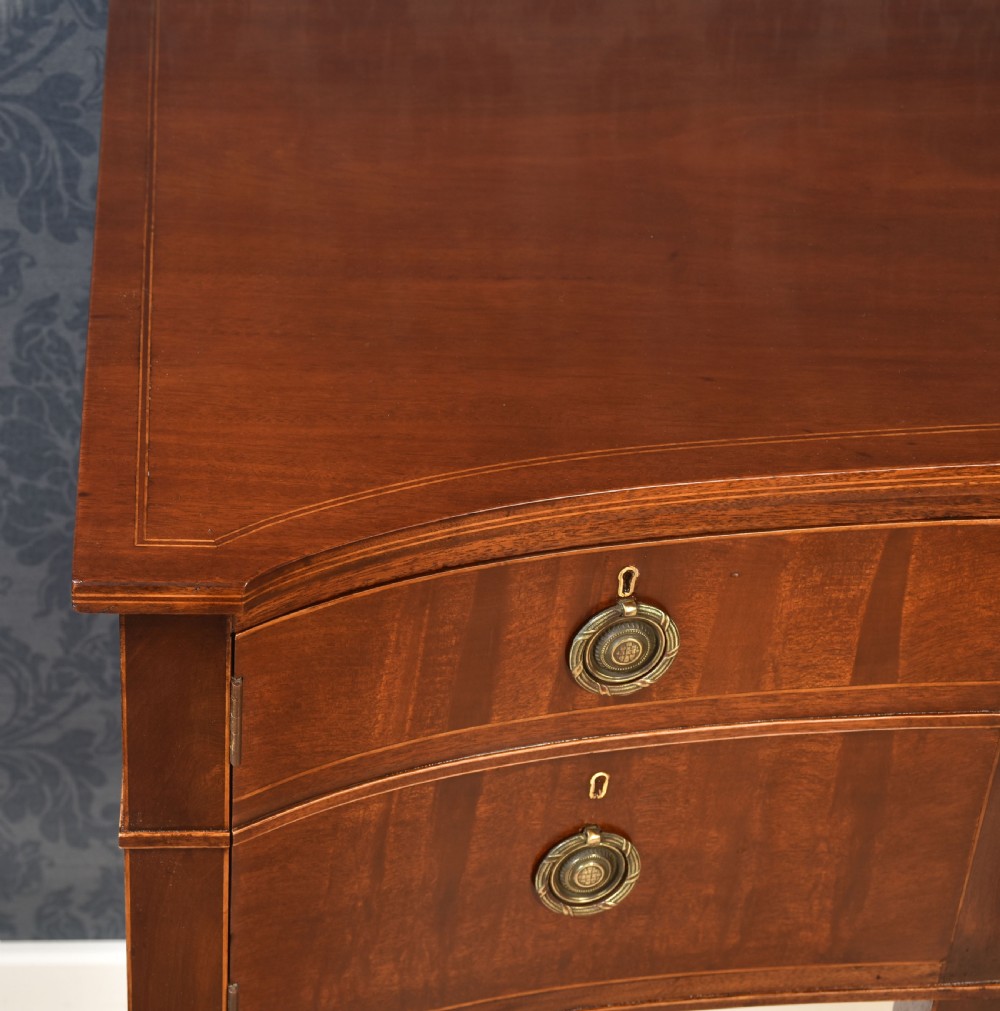 Pair of Mahogany concaved sideboards View XV