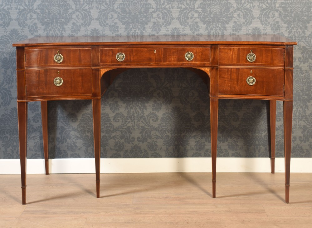 Pair of Mahogany concaved sideboards View XVIII