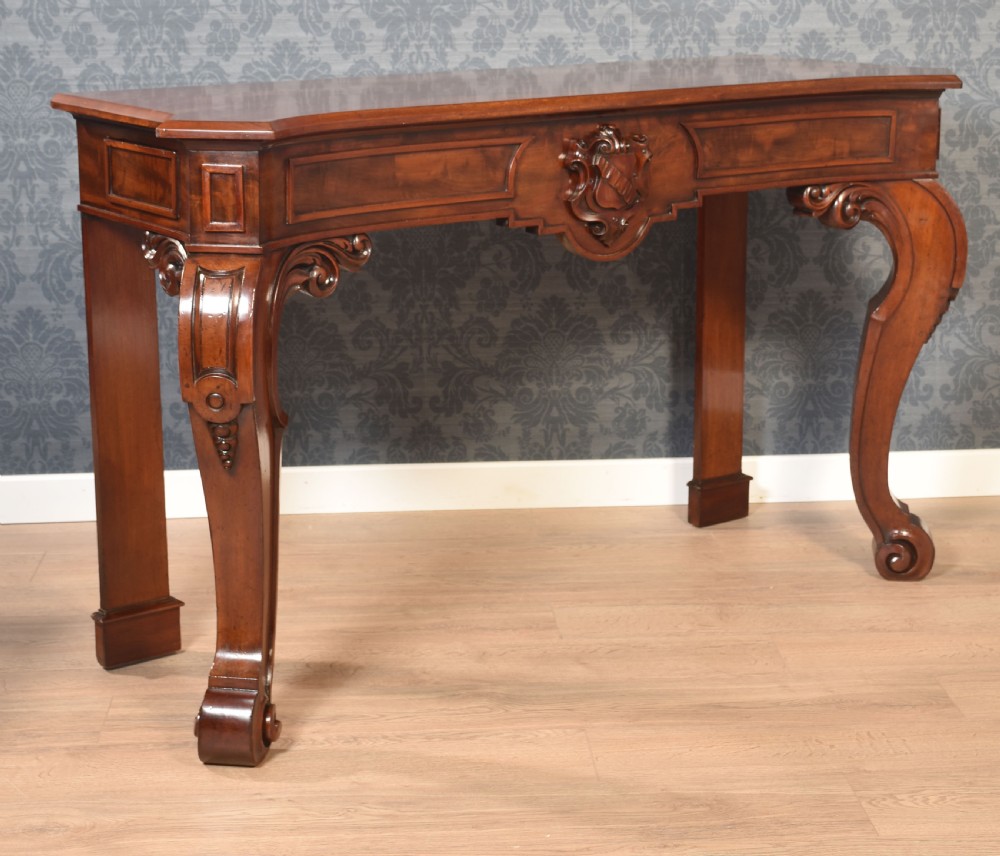 19th Century mahogany console table View VI