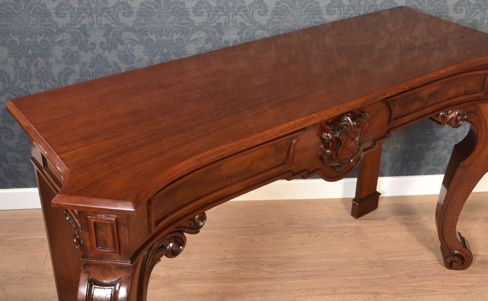 19th Century mahogany console table View VIII