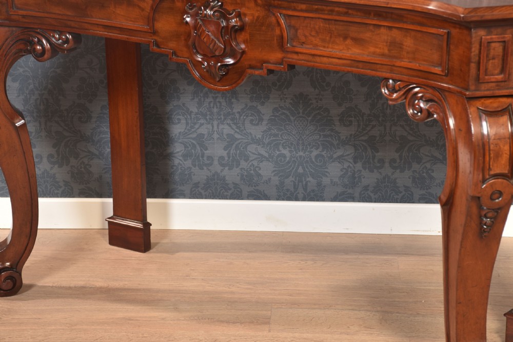 19th Century mahogany console table View XIV
