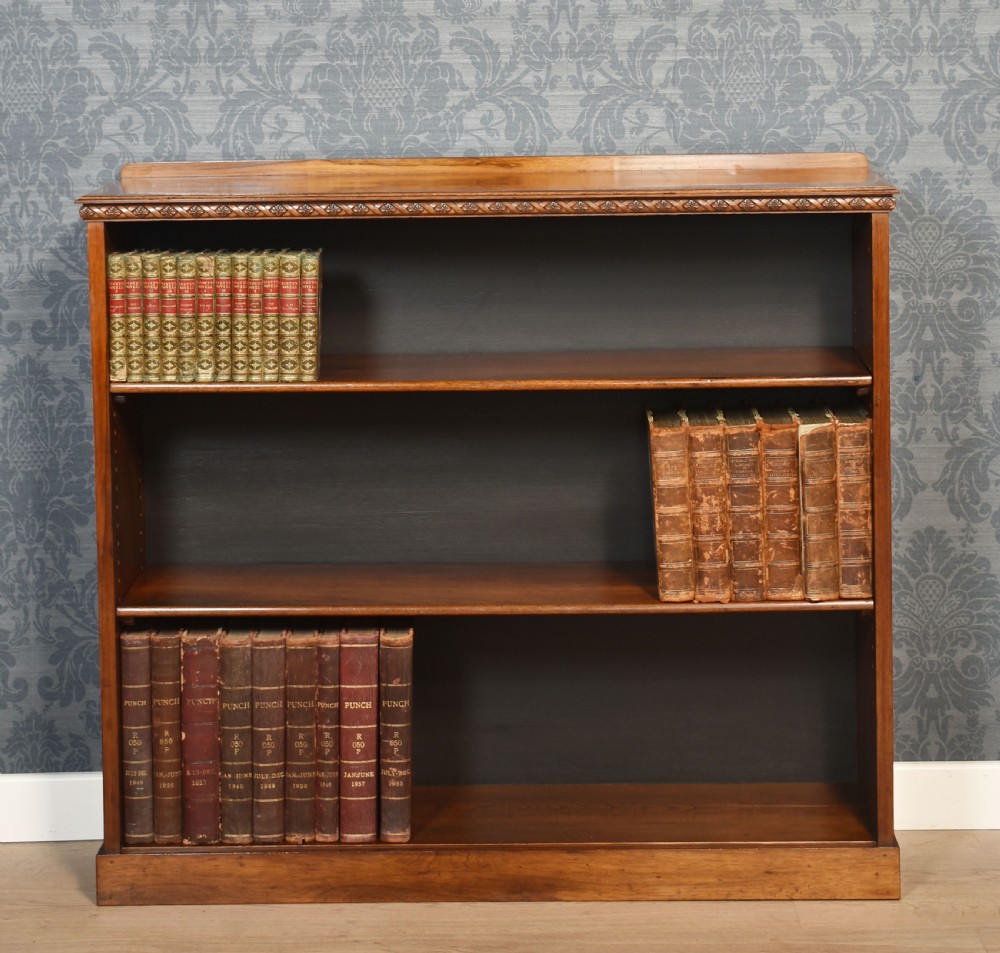Rosewood open bookcase