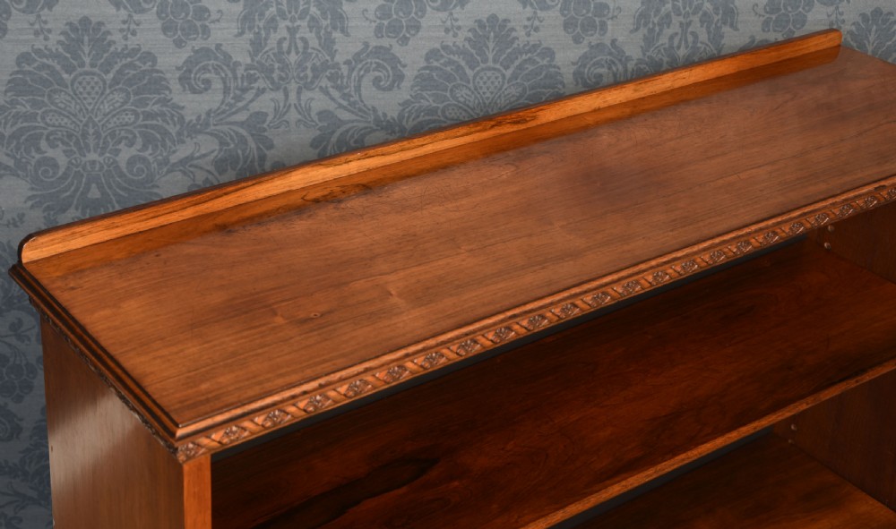Rosewood open bookcase View III