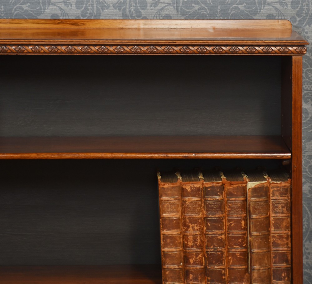 Rosewood open bookcase View V