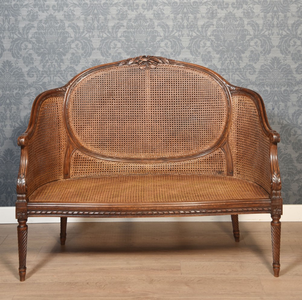 French Louis XVI style canape settee