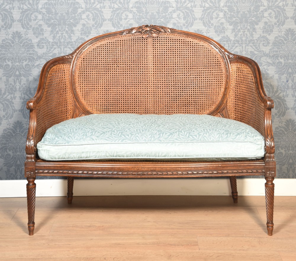 French Louis XVI style canape settee View II