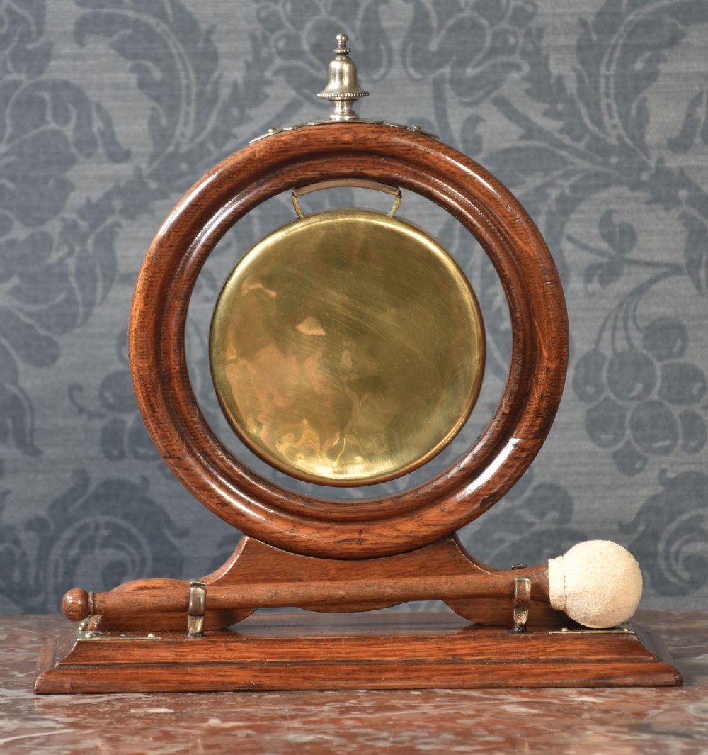 Oak tabletop dinner gong View III