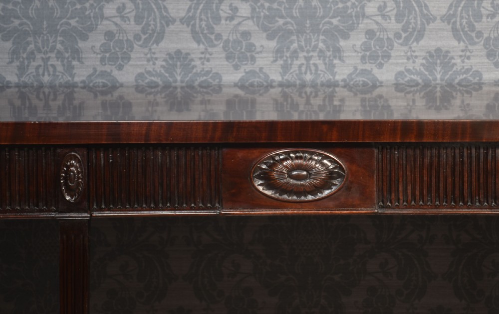 Mahogany console table View IV