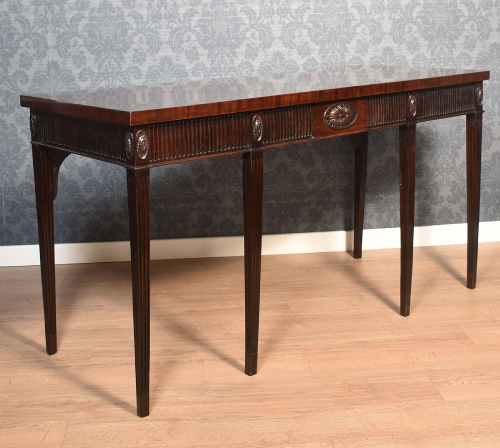 Mahogany console table View VII