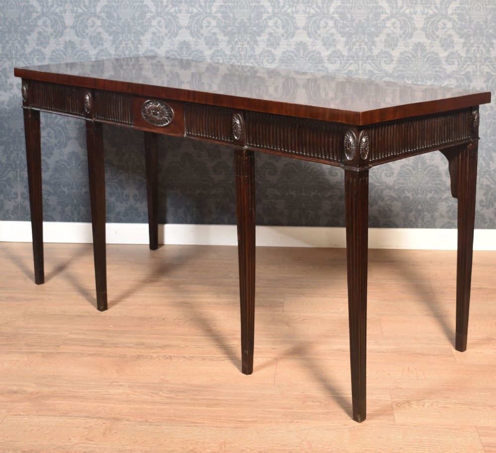Mahogany console table View IX
