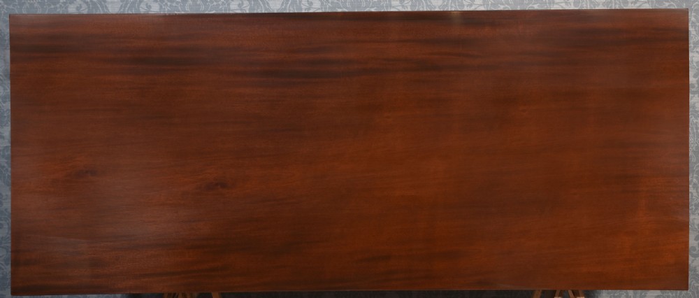 Mahogany console table View XI