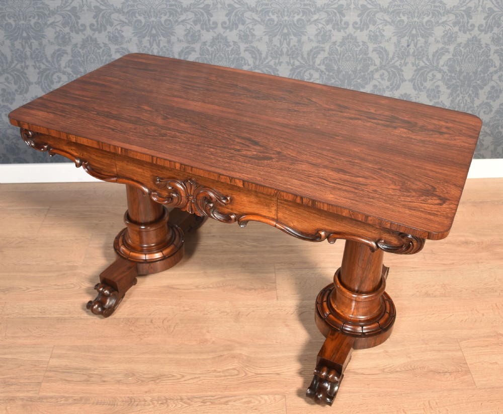 Rosewood library table View VI