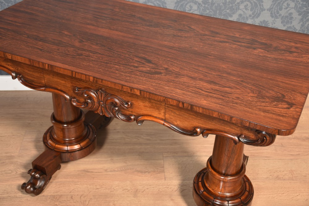 Rosewood library table View VII