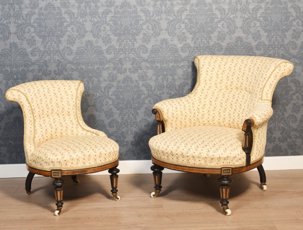 Set of two bedroom chairs