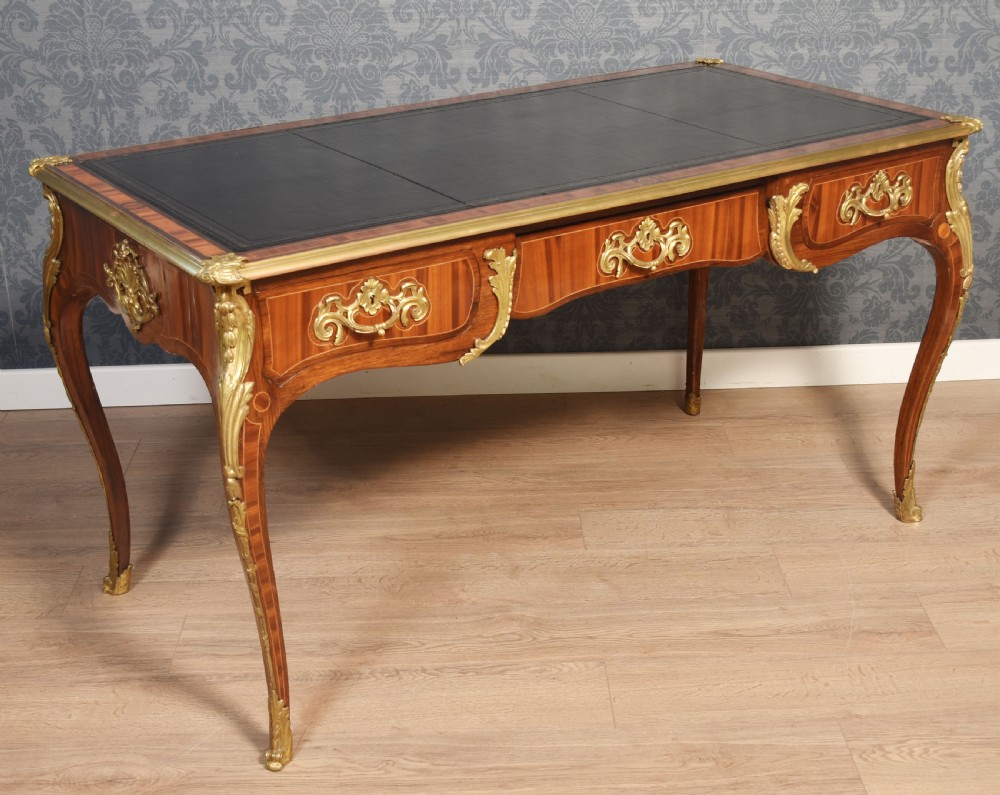 19th century bronze mounted bureau plat