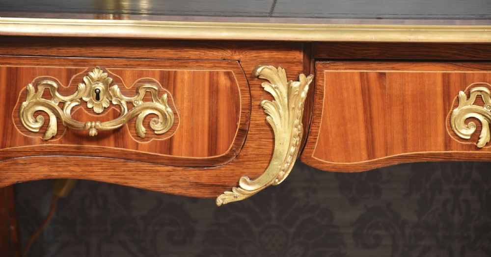 19th century bronze mounted bureau plat View III