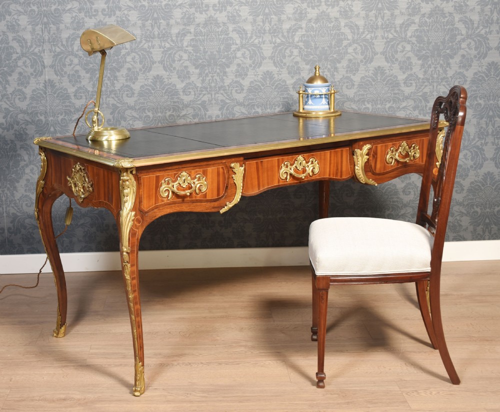 19th century bronze mounted bureau plat View V