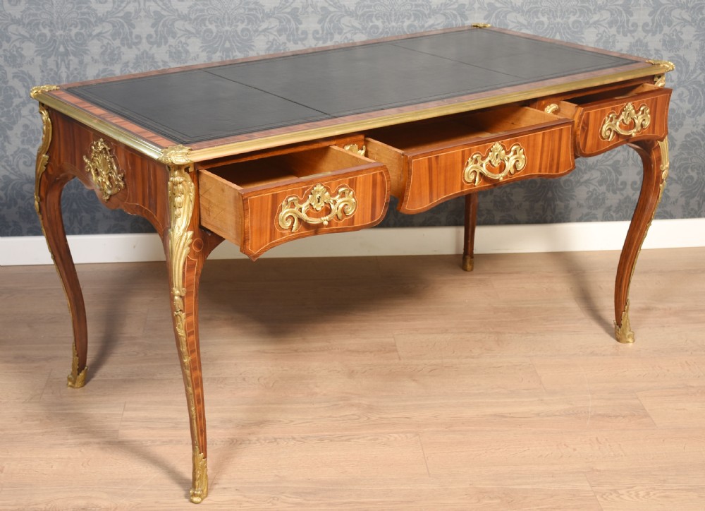 19th century bronze mounted bureau plat View XIII