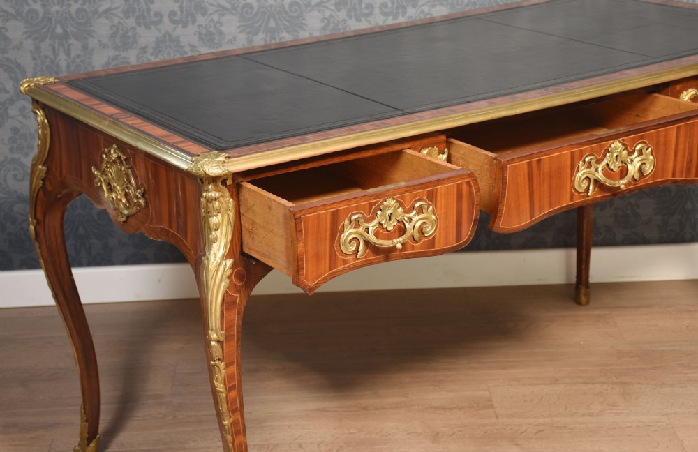 19th century bronze mounted bureau plat View XIV