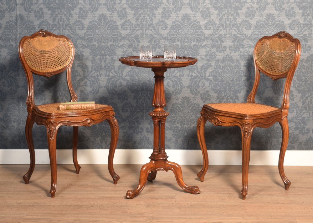 Pair of Louis XV style side chairs View VIII