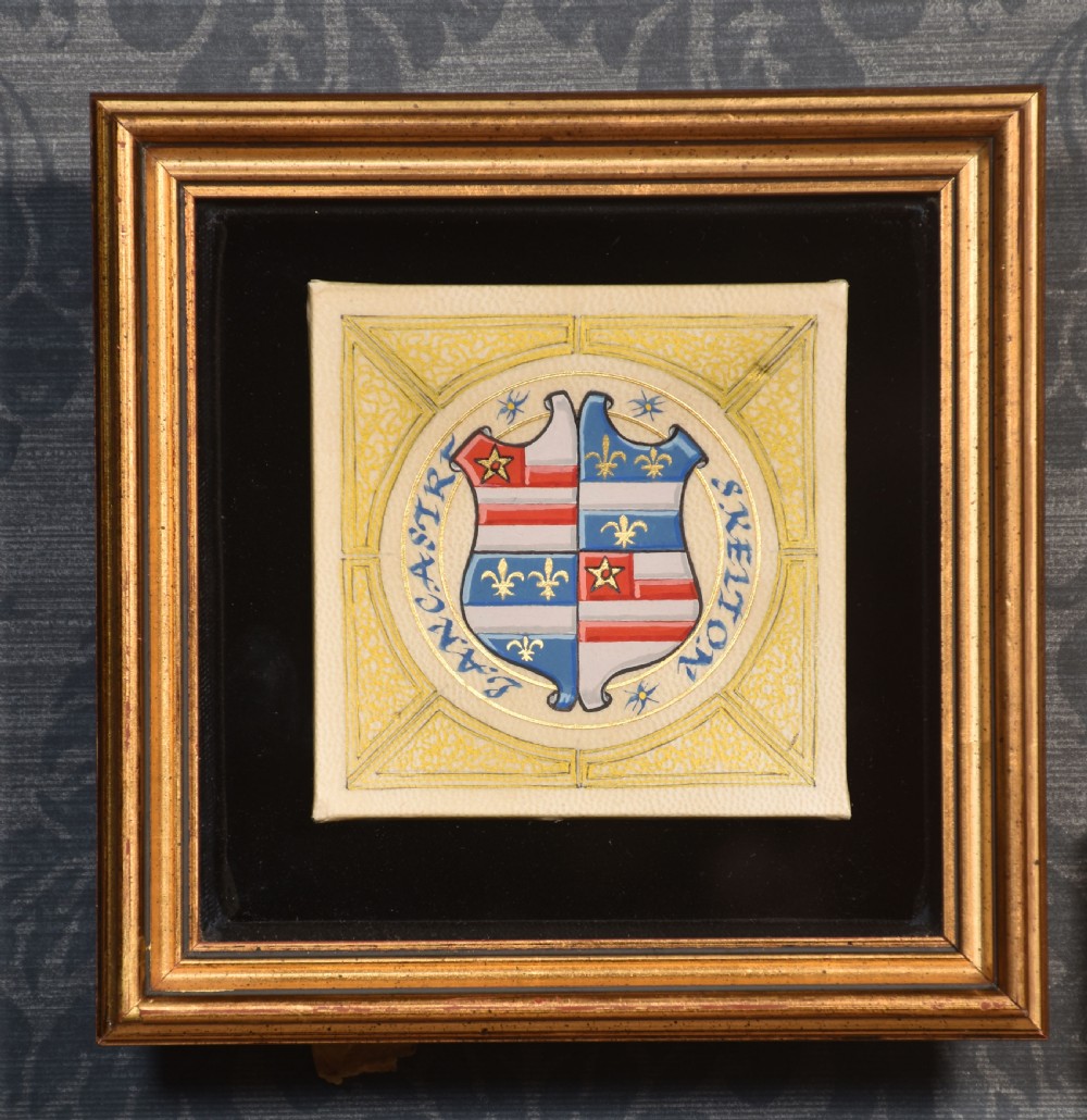 Collection of four framed coats of arms View VI