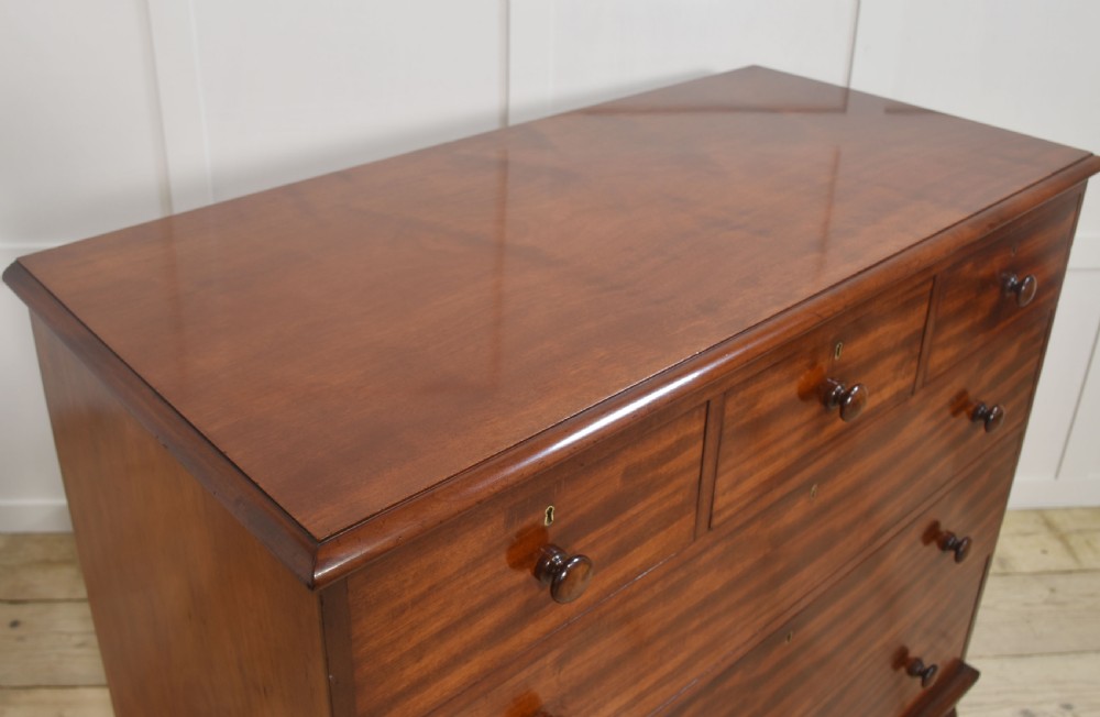 19th Century mahogany chest of drawers by Gillows View VIII