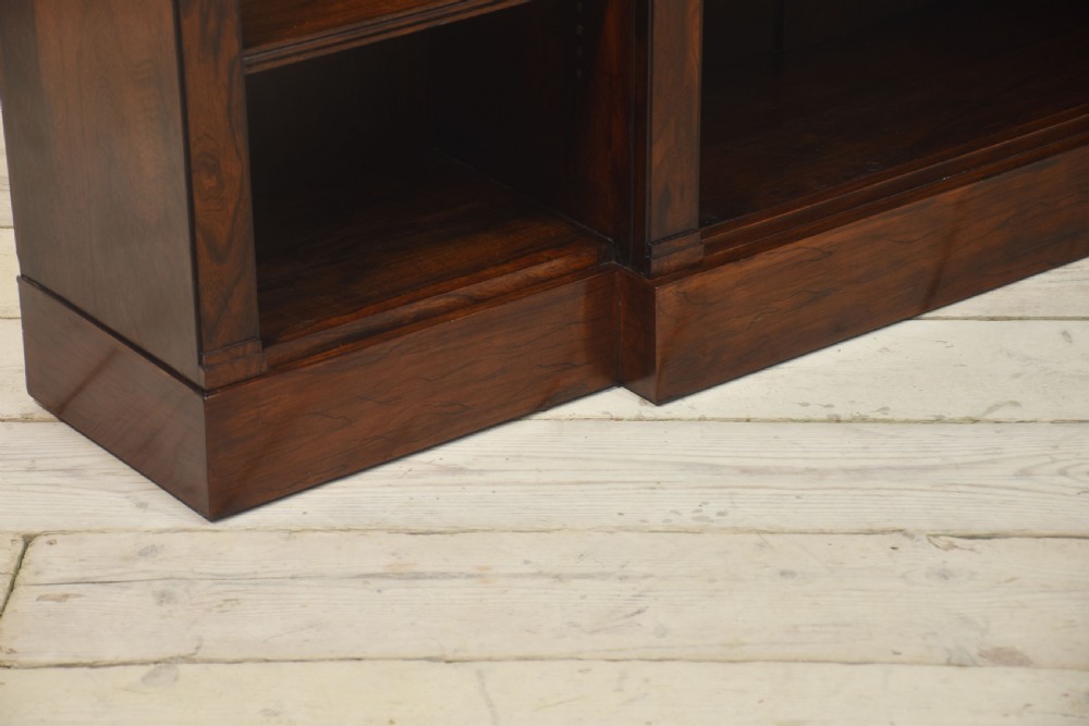 Regency Rosewood open bookcase View XVI