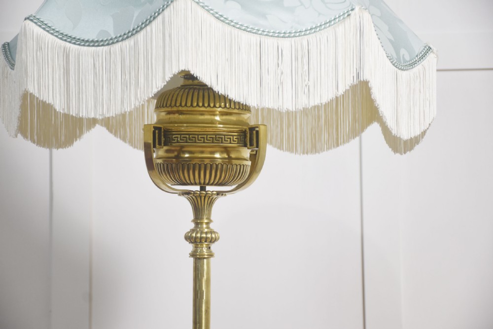 Brass standard lamp View V
