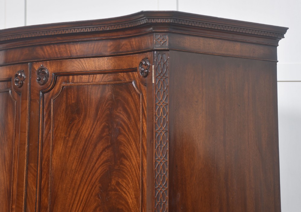 Chippendale revival mahogany wardrobe View VIII