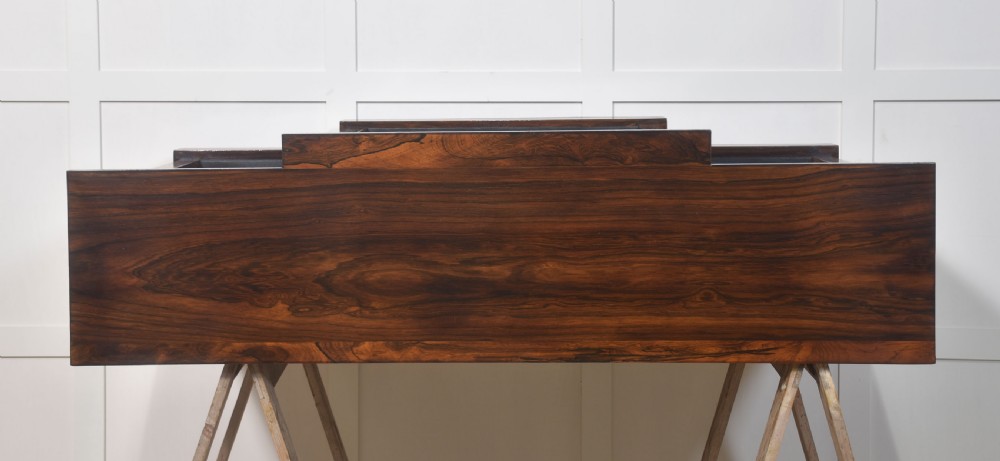 Rosewood open bookcase View XII