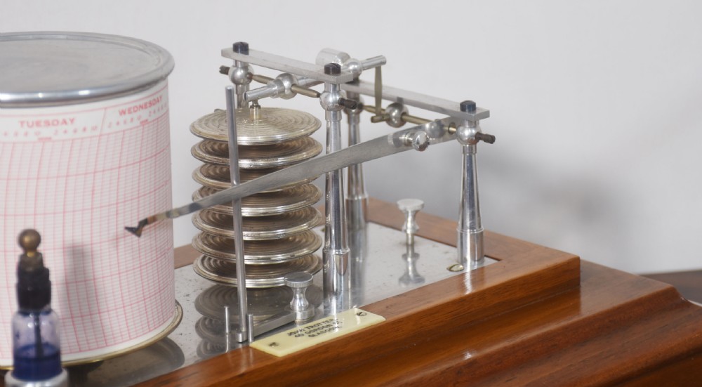Walnut cased Barograph View V