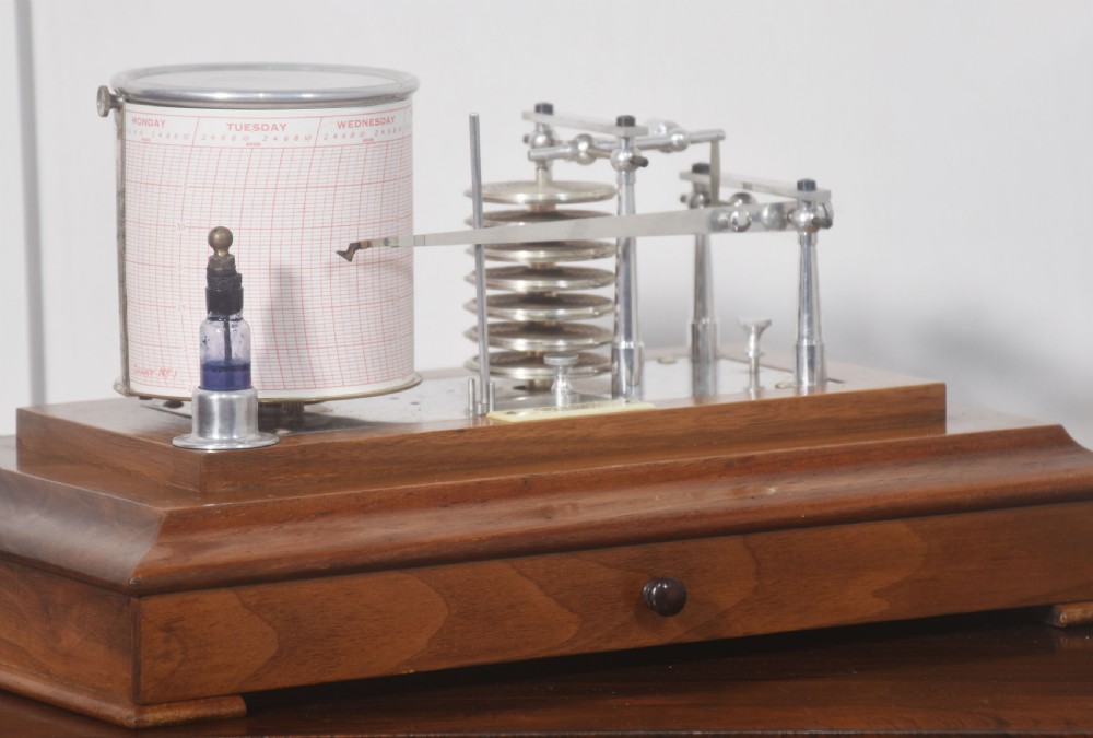 Walnut cased Barograph View VI