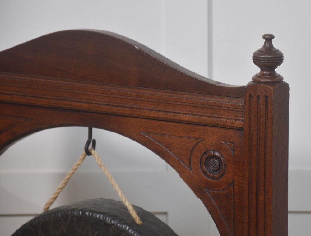 Walnut framed dinner gong View VI