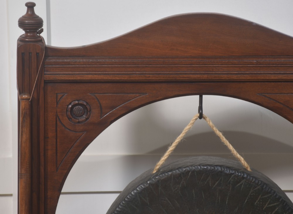 Walnut framed dinner gong View VIII