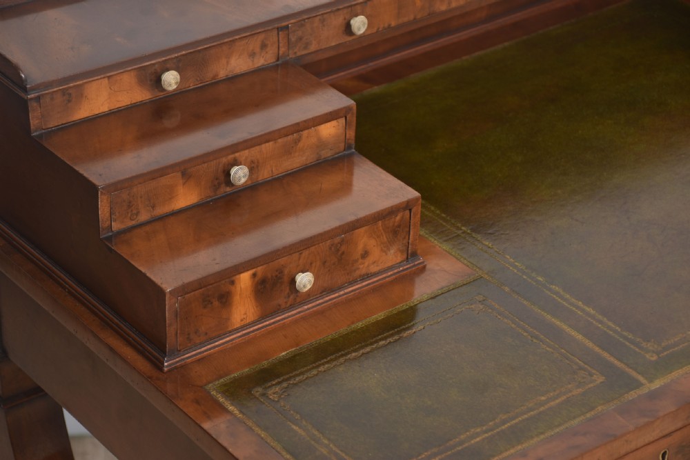 Mahogany Carlton house style desk View IX