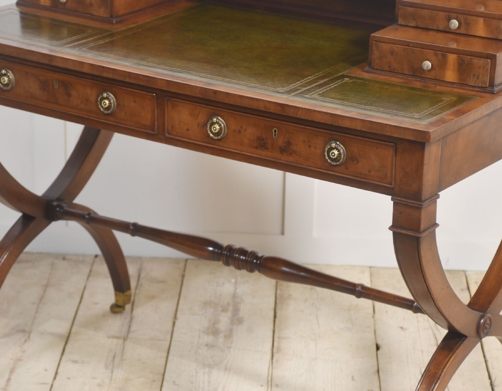 Mahogany Carlton house style desk View XI