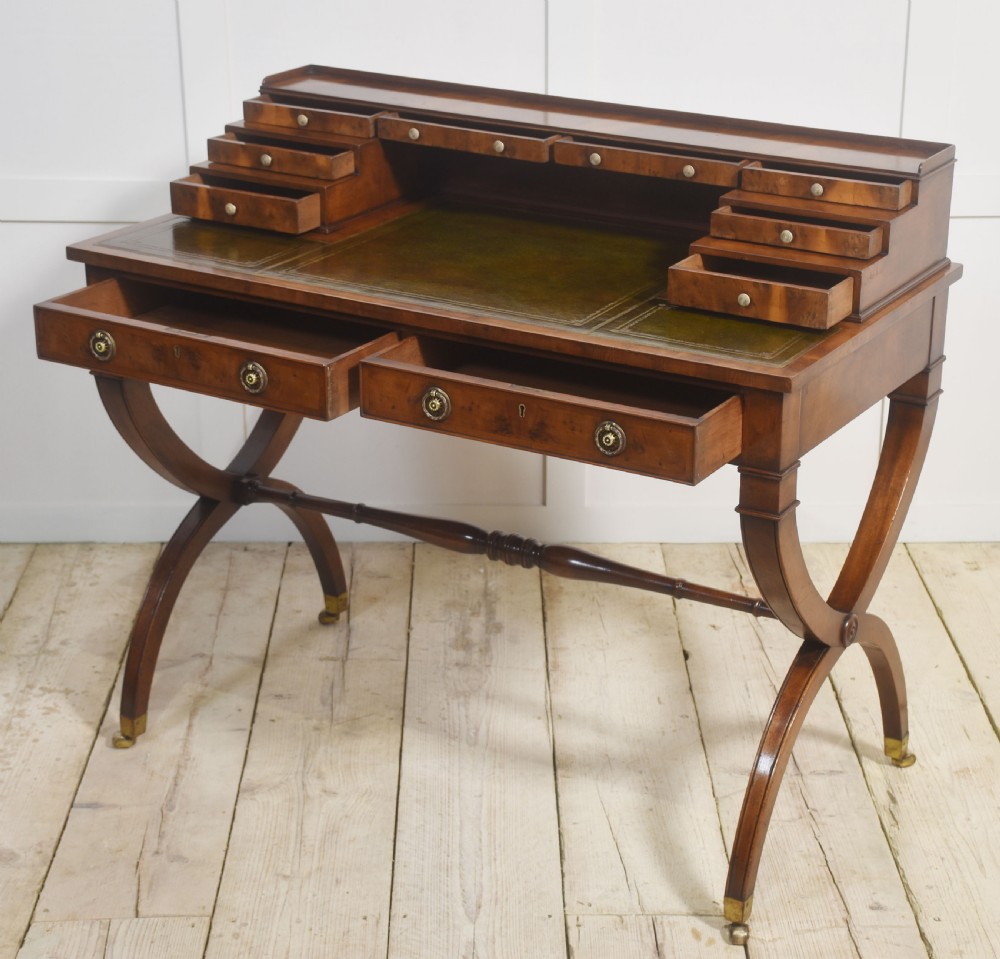 Mahogany Carlton house style desk View XII