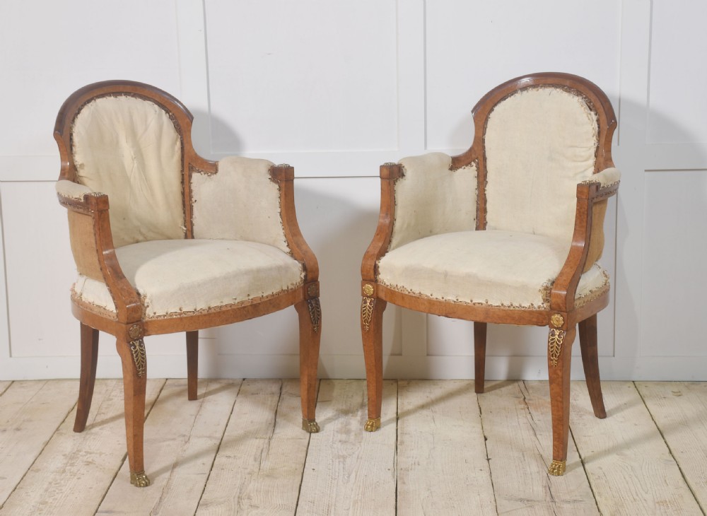 Set of eight walnut dining chairs View X