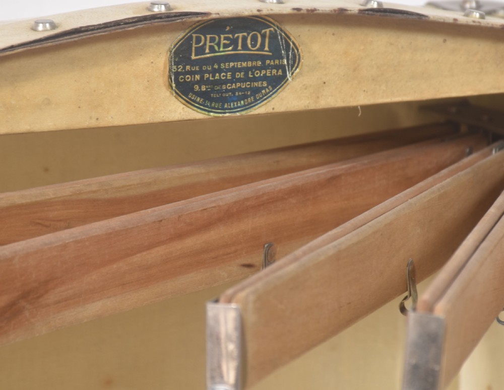 Pretot Paris leather traveling trunk View III