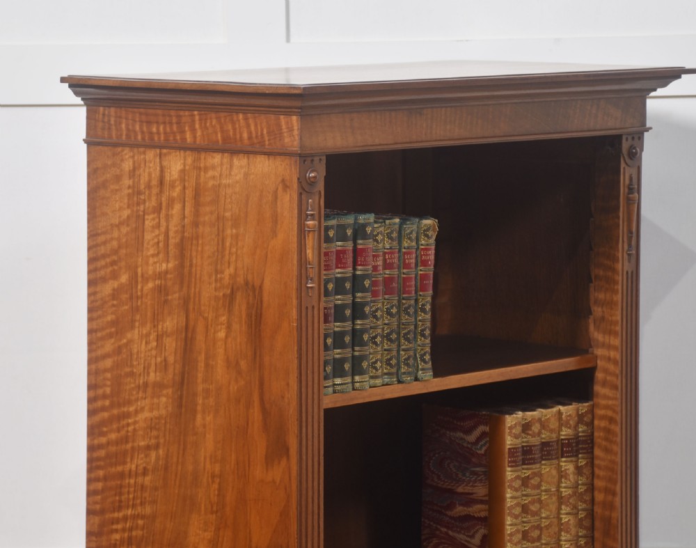 Walnut open bookcase View V