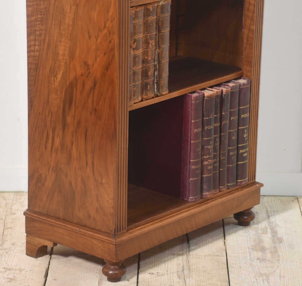 Walnut open bookcase View VII