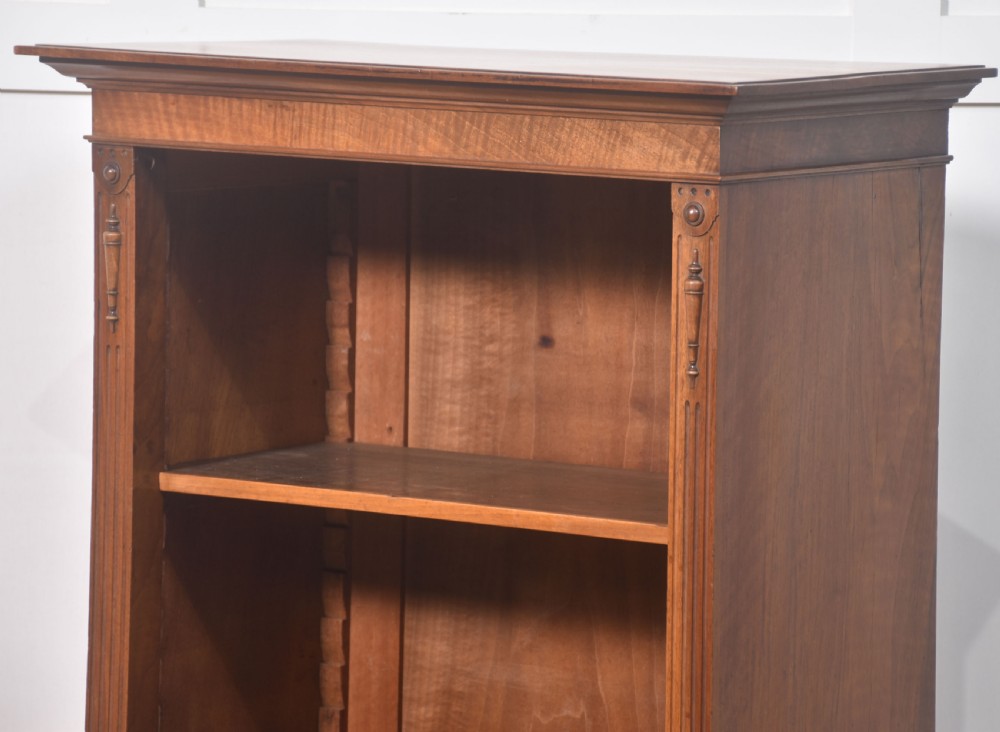 Walnut open bookcase View XII