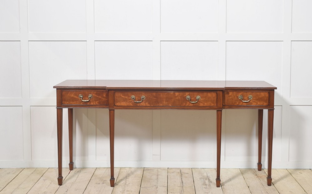Pair of mahogany hall tables View VI