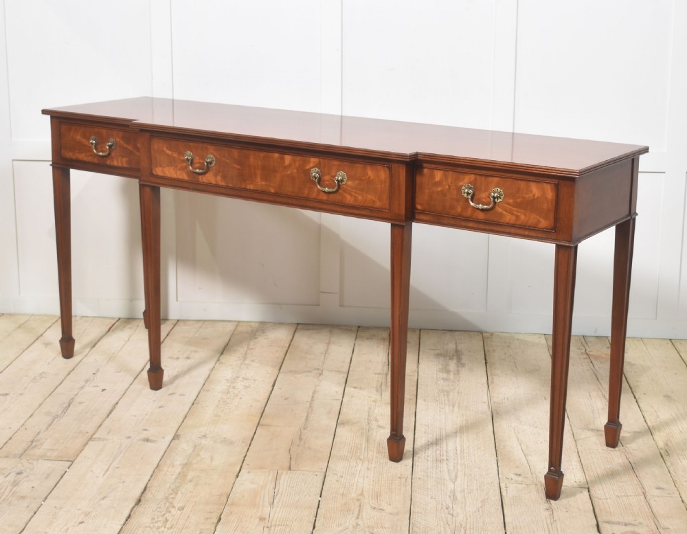 Pair of mahogany hall tables View VIII