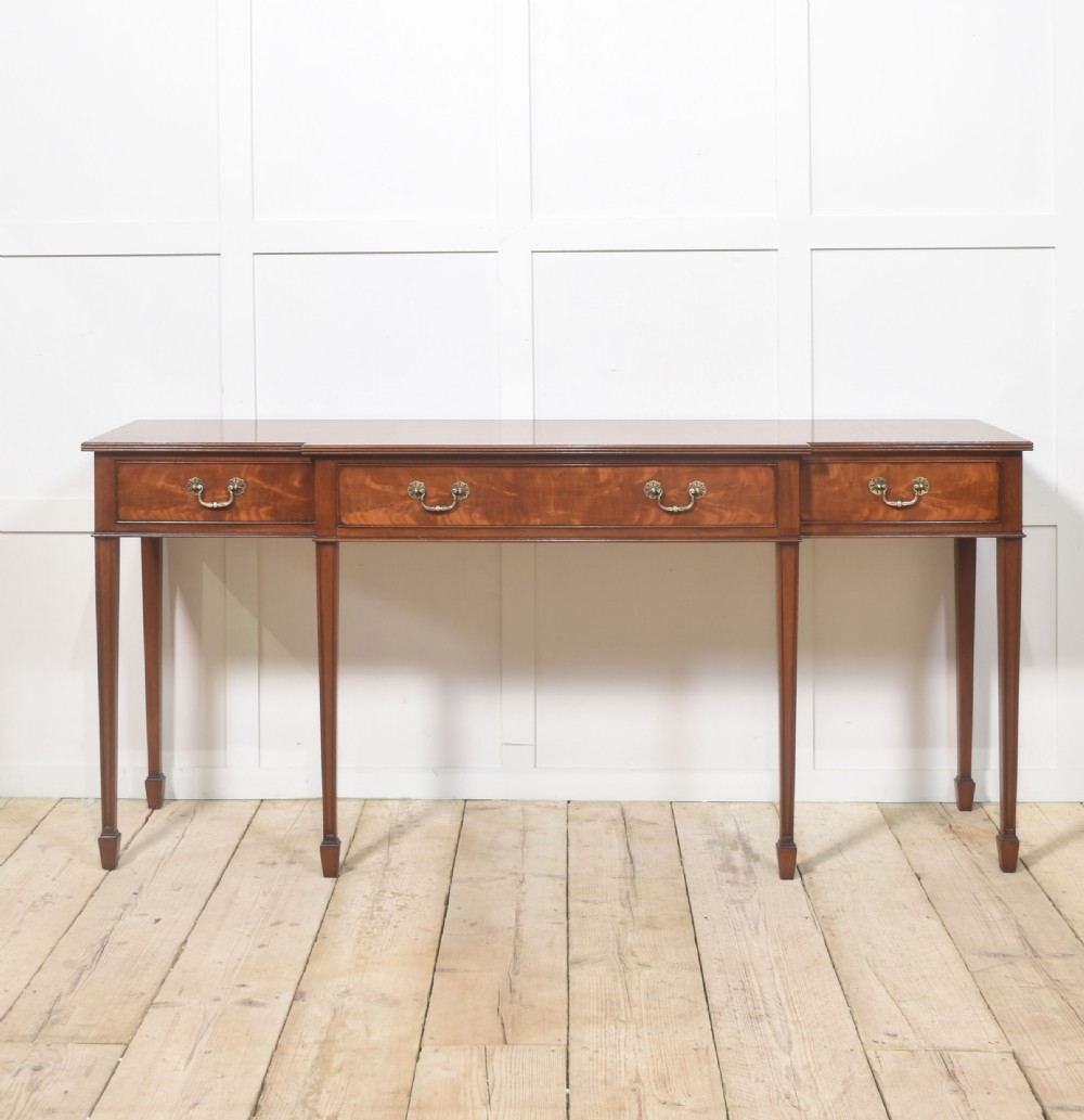 Pair of mahogany hall tables View IX