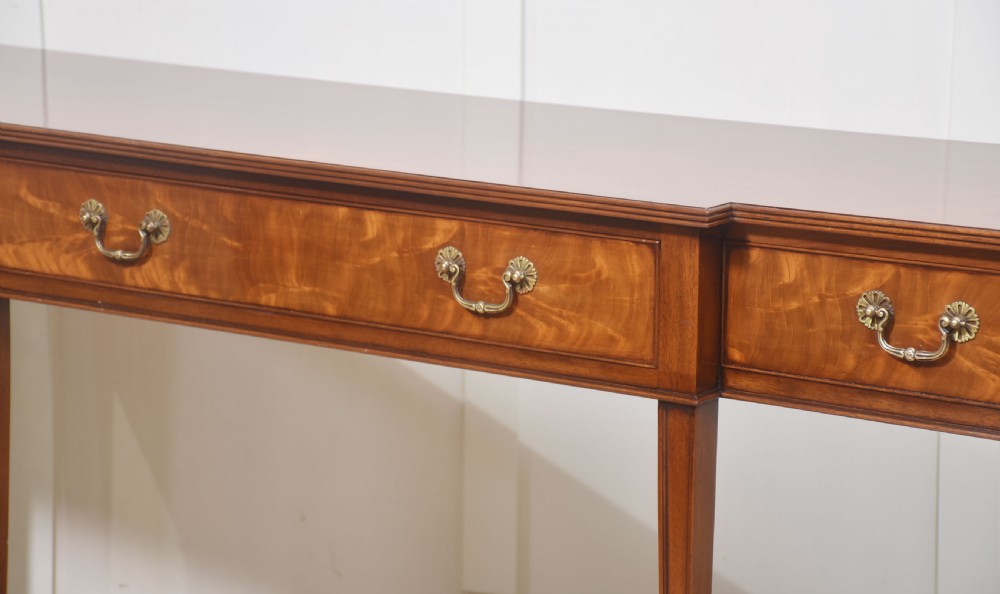 Pair of mahogany hall tables View X