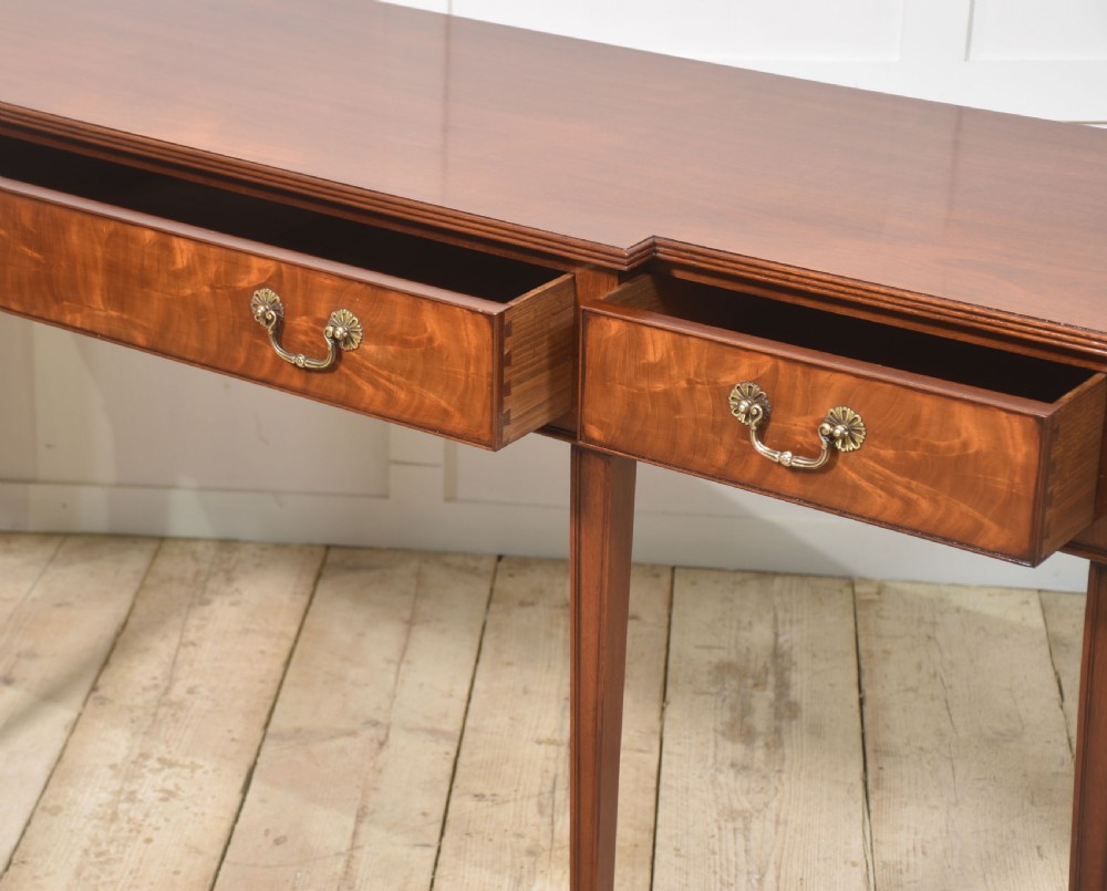 Pair of mahogany hall tables View XIV