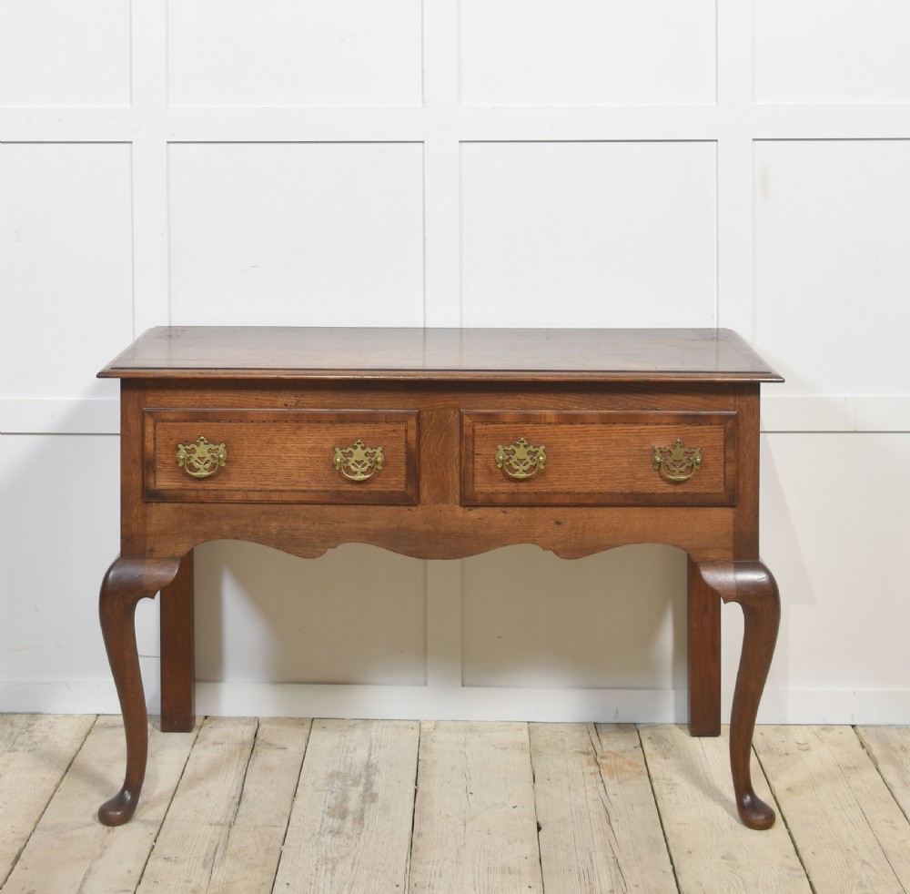 Oak two drawer dresser