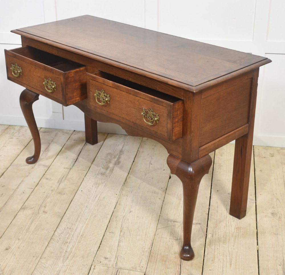 Oak two drawer dresser View X