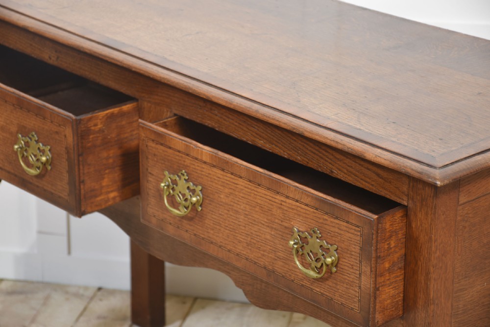Oak two drawer dresser View XI